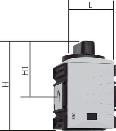 Exemplary representation: Ball valve (Futura series 1)