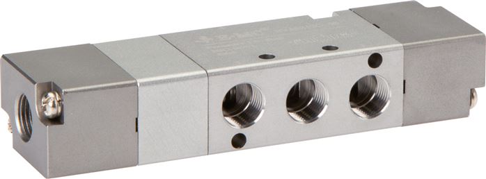 Exemplary representation: 5/3-way pneumatic valve